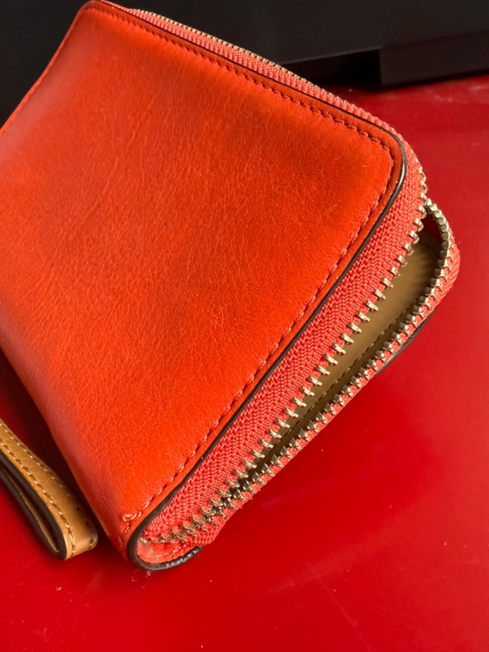 Coach Park Dylan Color Block Leather Wristlet /Wallet GUC - Picture 9 of 9